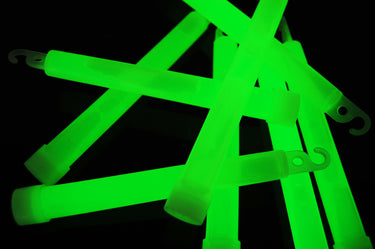 6 inch 15mm Green Premium Safety Glow Sticks- 25 Per Package